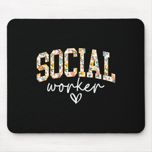 Sozialarbeiter, Schulberater, Sozialarbeiter Mousepad (Vorne)