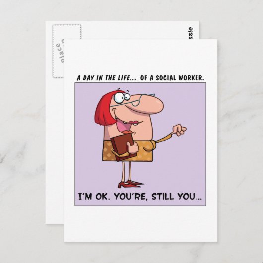 Sozialarbeiter sind mir ein OOK Postkarte (Vorne/Hinten)