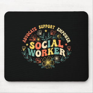 Sozialarbeiter Sozialarbeit Monat lustige Arbeit L Mousepad