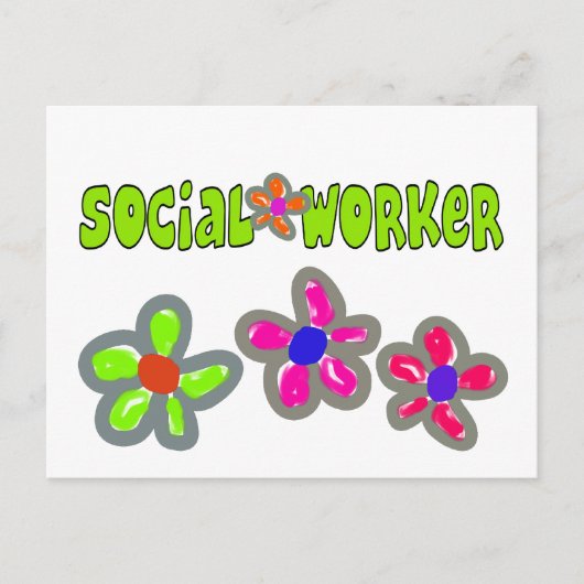 Sozialarbeiter-Spenden Postkarte (Vorderseite)