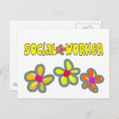 Sozialarbeiter-Spenden Postkarte (Vorne/Hinten)