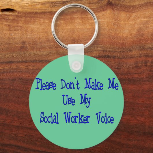 Sozialarbeiter-Spenden Schlüsselanhänger (Vorderseite)