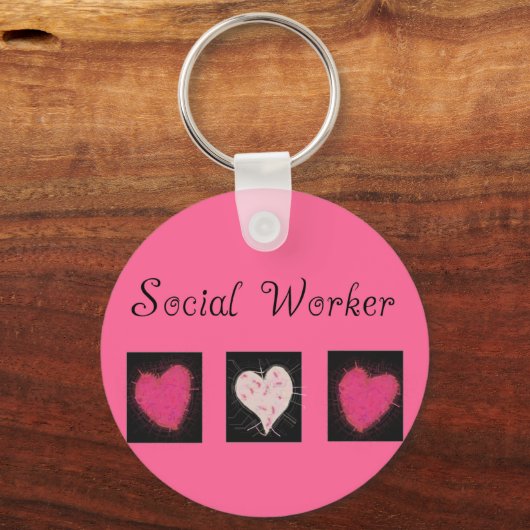 Sozialarbeiter-Spenden Schlüsselanhänger (Vorderseite)
