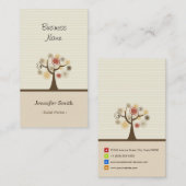 Sozialarbeiter - Stilvolles Naturthema Visitenkarte (Vorne/Hinten)