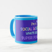 Sozialarbeiter, Superheld, Tasse (Vorderseite Links)