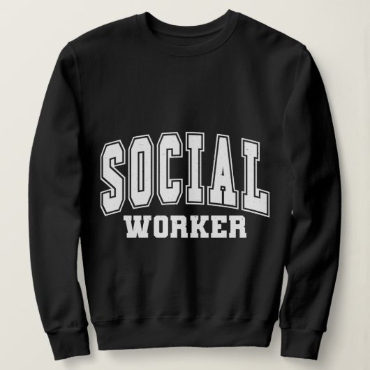 Sozialarbeiter Sweatshirt (Design vorne)