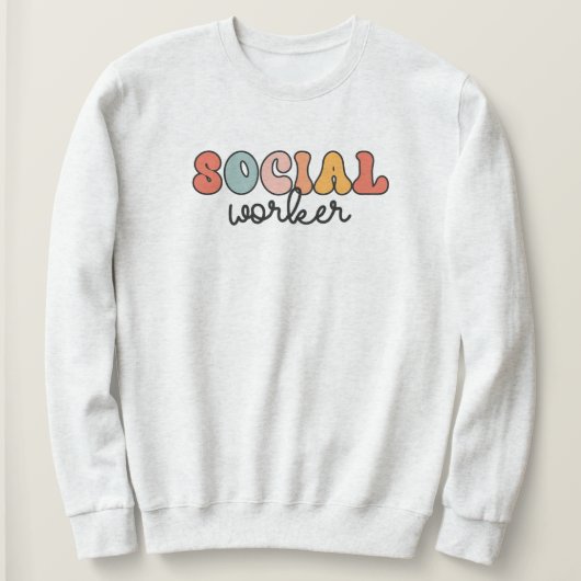 Sozialarbeiter Sweatshirt (Design vorne)