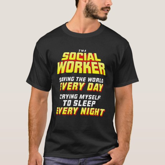 Sozialarbeiter T-Shirt (Vorderseite)