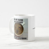 Sozialarbeiter-Tasse - "sogar wurde mein Kaffee. Kaffeetasse (Vorderseite Links)