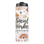 Sozialarbeiter Thermosbecher (Vorderseite)