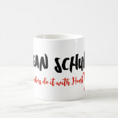 Sozialarbeiter tun es mit Herz Kaffeetasse (Mittel)
