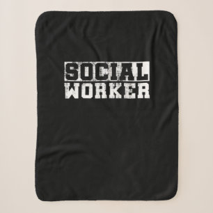 Sozialarbeiter Vintage Lustiger Berufstitel Schulm Sherpadecke