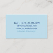 Sozialarbeiter Visitenkarte (Rückseite)