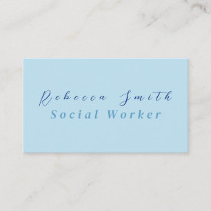 Sozialarbeiter Visitenkarte