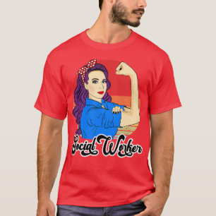 Sozialarbeiter Weibliche Geschenke Vintag Casework T-Shirt