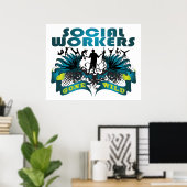 Sozialarbeiter werden wild poster (Heimbüro)
