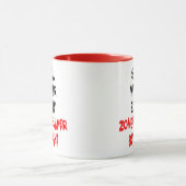 Sozialarbeiter Zombie Joke Tasse (Zentrum)