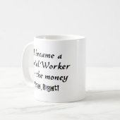 Sozialarbeitergeld Kaffeetasse (Vorderseite Links)