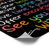 SozialarbeiterIch werde.. hören Poster (Ecke)