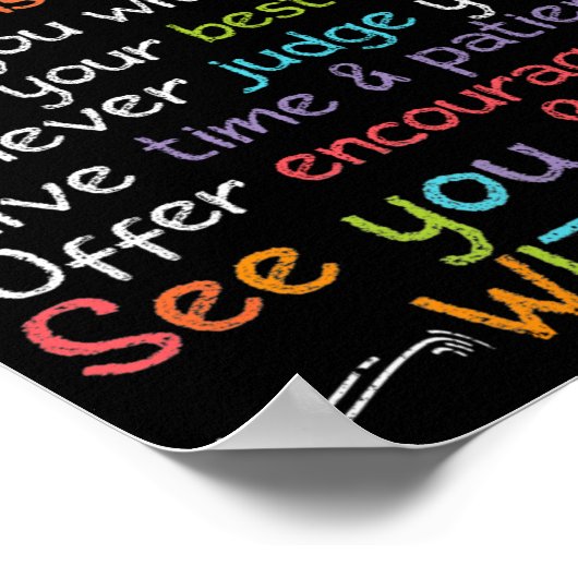 SozialarbeiterIch werde.. hören Poster (Ecke)