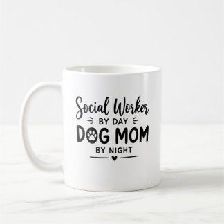 Sozialarbeiterin Hundemama Geschenk Kaffeetasse
