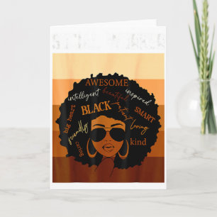 Sozialarbeiterin Schwarze Geschichte Queen Melanin Karte