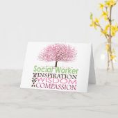 Sozialarbeiterkarte Karte (Gelbe Blume)