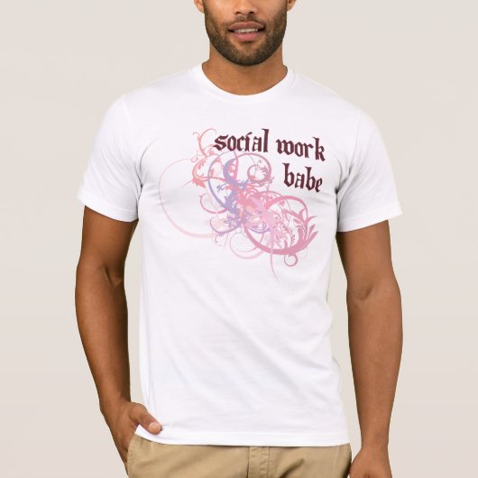 Sozialarbeits-Baby T-Shirt (Vorderseite)