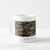 Sozialarbeits-Felsen! Tasse (Vorderseite Links)