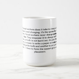 Sozialarbeits-Tasse IV Kaffeetasse
