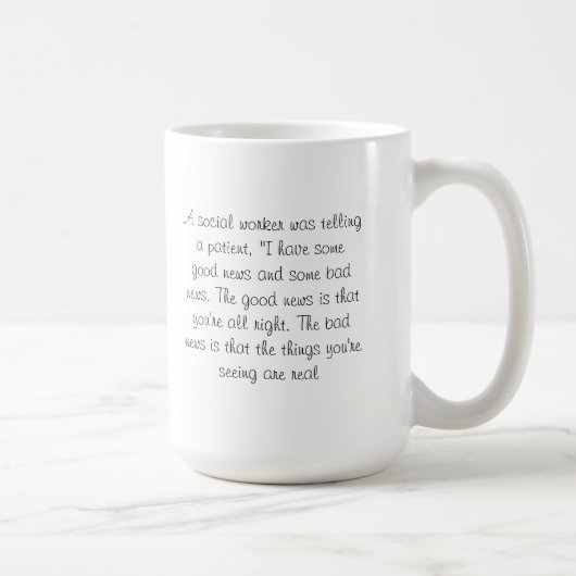 Sozialarbeits-Tasse XII Kaffeetasse (Rechts)