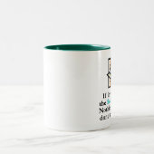 Sozialarbeits-Tasse Zweifarbige Tasse (Mittel)