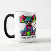 Sozialbatterie Verwandlungstasse (Links)