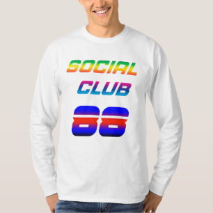 Sozialclub 88 Retro Vintage Typografie Design 🔥 T-Shirt