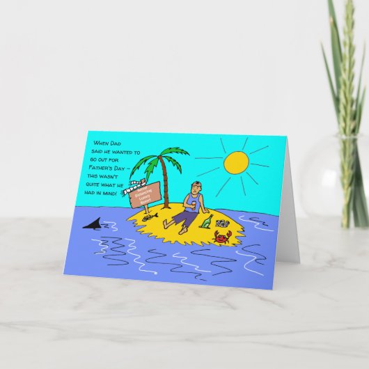 Sozialdistanzierender Sonnentag des Vaters Karte (Vorderseite)