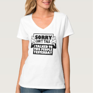 Soziale Angst Antisozialer Introvertierter hasst E T-Shirt