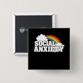 Soziale Angst Button (Vorne & Hinten)