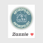 Soziale Anthropologie , Anthropologie-Student Aufkleber (Blatt)