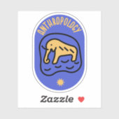 Soziale Anthropologie , Anthropologie-Student Aufkleber (Blatt)