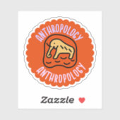 Soziale Anthropologie , Anthropologie-Student Aufkleber (Blatt)