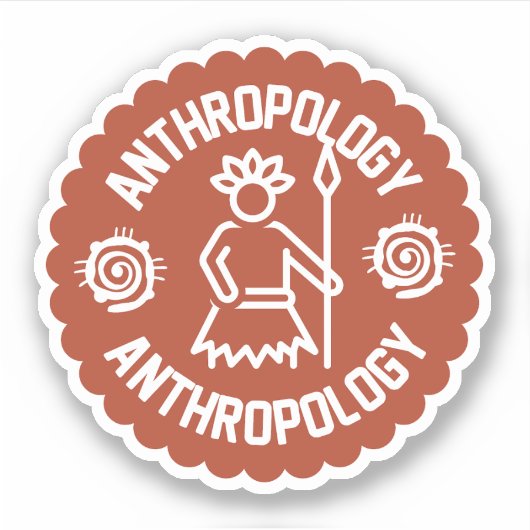 Soziale Anthropologie , Anthropologie-Student Aufkleber (Vorderseite)