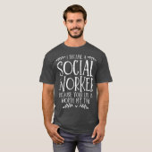 Soziale Arbeit der Sozialarbeiter T-Shirt (Vorne ganz)