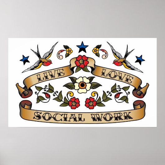 Soziale Arbeit in der Liebe Poster (Vorne)