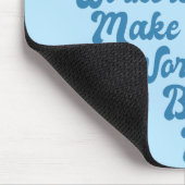 Soziale Arbeit Inspiration Zitat Rainbow Blue Mousepad (Ecke)