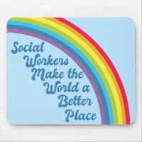 Soziale Arbeit Inspiration Zitat Rainbow Blue