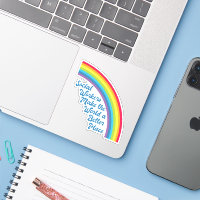 Soziale Arbeit Inspiration Zitat Rainbow Niedlich