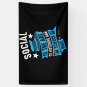 Soziale Arbeit ist die Kunst, die Wissenschaft zu  Banner (Vertikal)