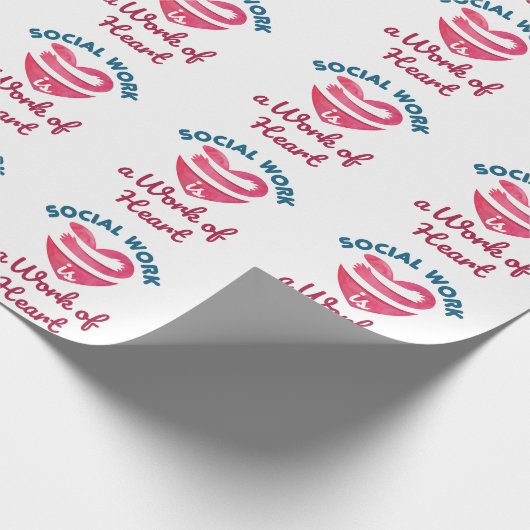 Soziale Arbeit ist ein Werk von Herzsozialarbeiter Geschenkpapier (Ecke)