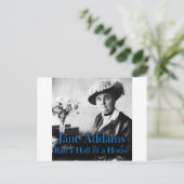 Soziale Arbeit: Jane Addams Ran a Hull eines Hause Postkarte (Stehend Vorderseite)
