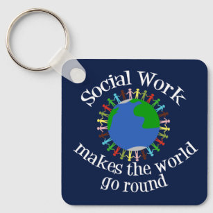 Soziale Arbeitswelt Personalisierte Sozialdienste Schlüsselanhänger